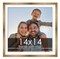 14x14 Frame with Mat - Bronze 17x17 Frame Wood Made to Display Print or Poster Measuring 14 x 14 Inches with White Photo Mat